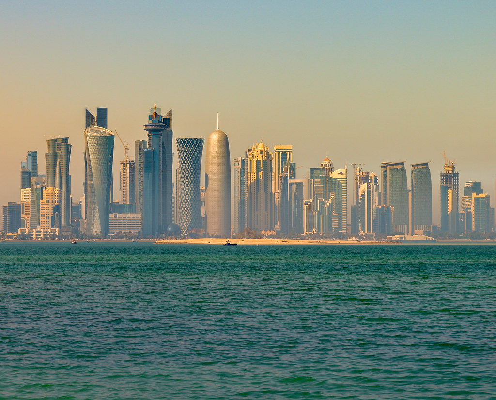 Doha, Qatar skyline where Rapport Group is headquartered